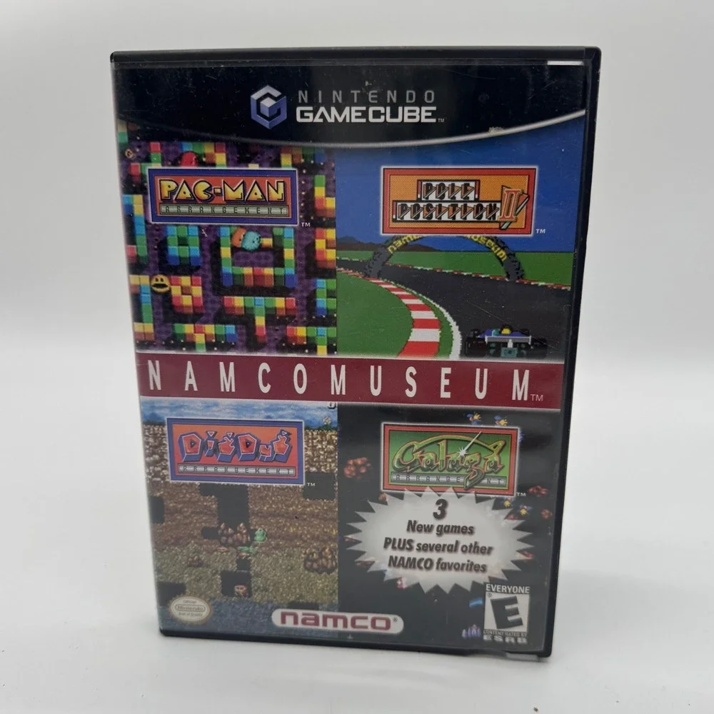 Namco Museum Nintendo GameCube GC Retro Arcade Classics Pac-Man  DOL-P-GNME